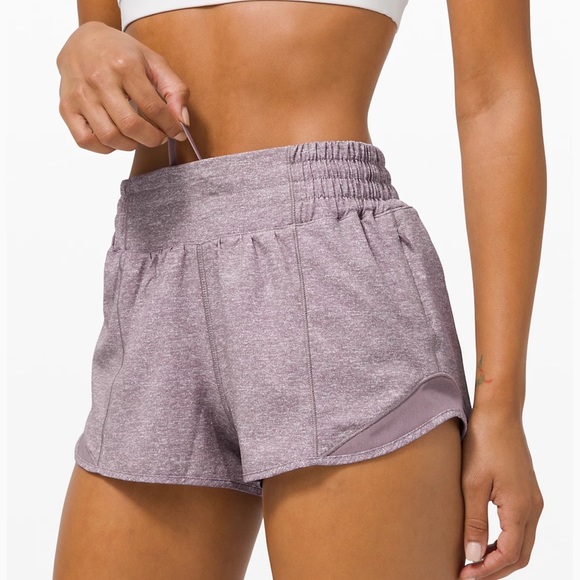 lululemon athletica Pants - Lululemon Hotty Hot HR Short 2.5” Heather Violet